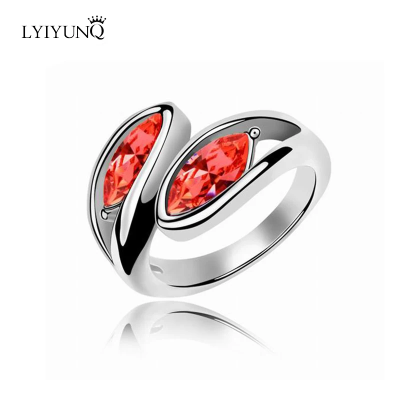 Модные брендовые кольца с серебряным покрытием модные украшения для девушек