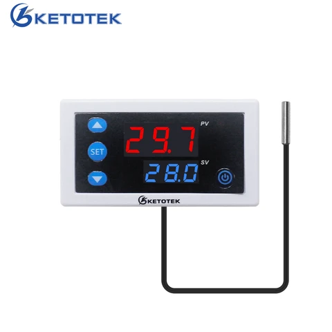 Цифровой термостат KT3003, регулятор температуры нагревания/охлаждения от-55 до 120 с, 10 А