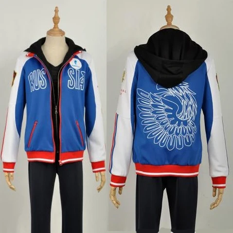 

Yuri on Ice Yuri Plisetsky Cosplay Coat Yuri!!! on Ice Jacket Costume