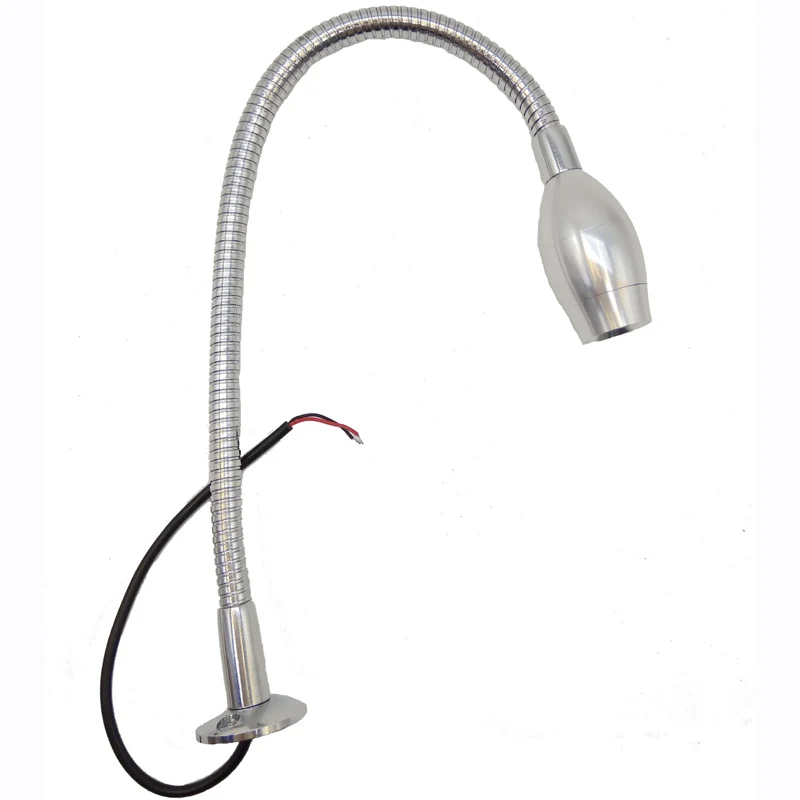 DC12v/24v/AC85 265v 3W светодиодные лампы для чтения|headboard lights|led gooseneckreading light for headboard |