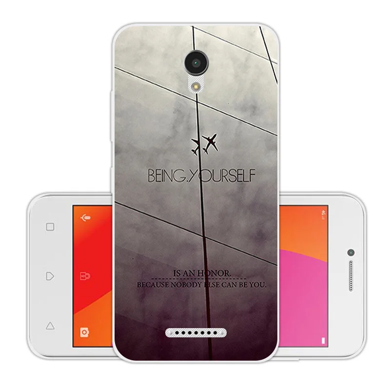 For Lenovo A1010a20 Case 4.5 inch Soft TPU Colorful Phone A Plus A1010 a20 A2016 Silicone Back Cover |