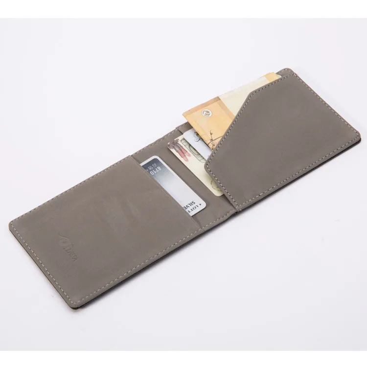 

New Fashion Man PU Leather Card Holder Cowhide Slim Card Wallet Small Thin Card Package