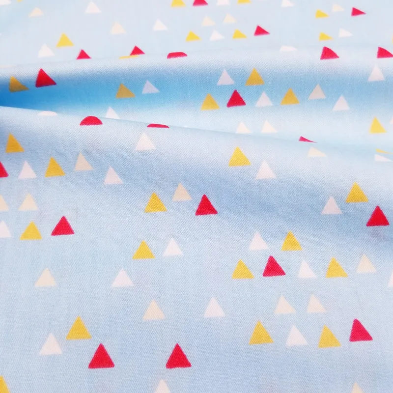 100% хлопчатобумажная саржевая ткань с принтом Лоскутная текстильная сделай сам