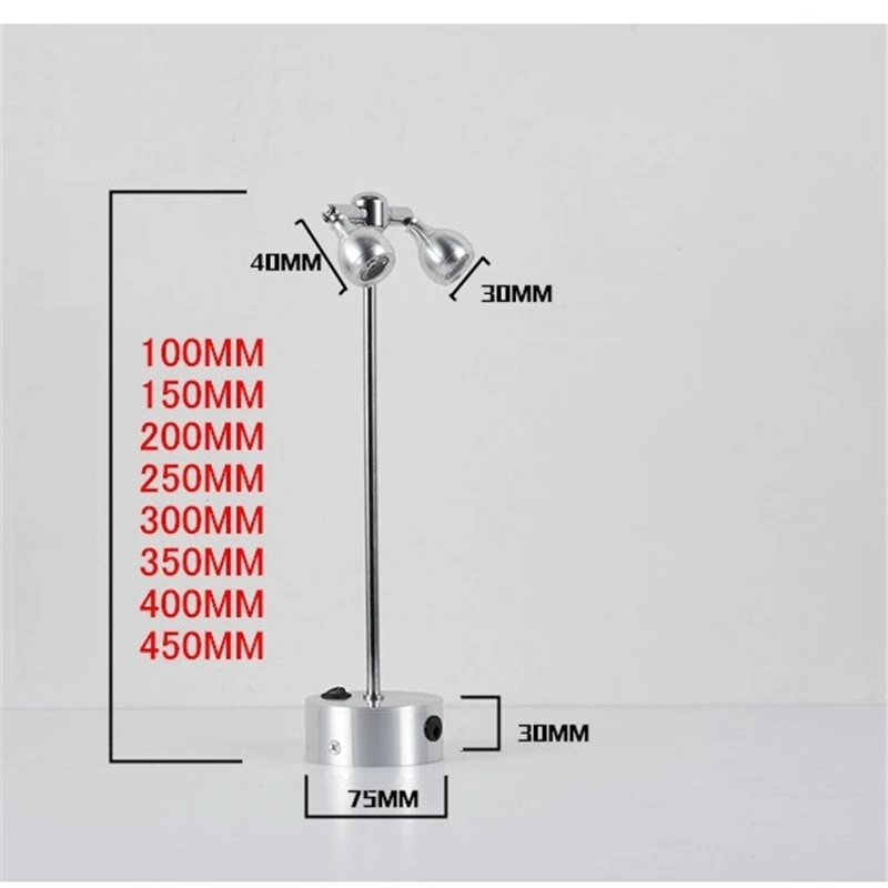 Светильник СВЕТОДИОДНЫЙ ПОВОРОТНЫЙ без проводов 2 Вт/6 Вт головки | Лампы и