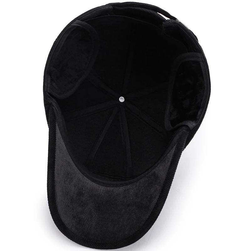 [NORTHWOOD] Высококачественная Мужская зимняя бейсболка с ушками теплые утолщенные