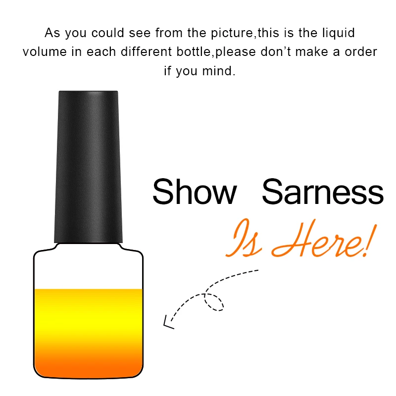 Сарнесс 8 мл температура Гель лак замочить от Хамелеон тепловой для ногтей