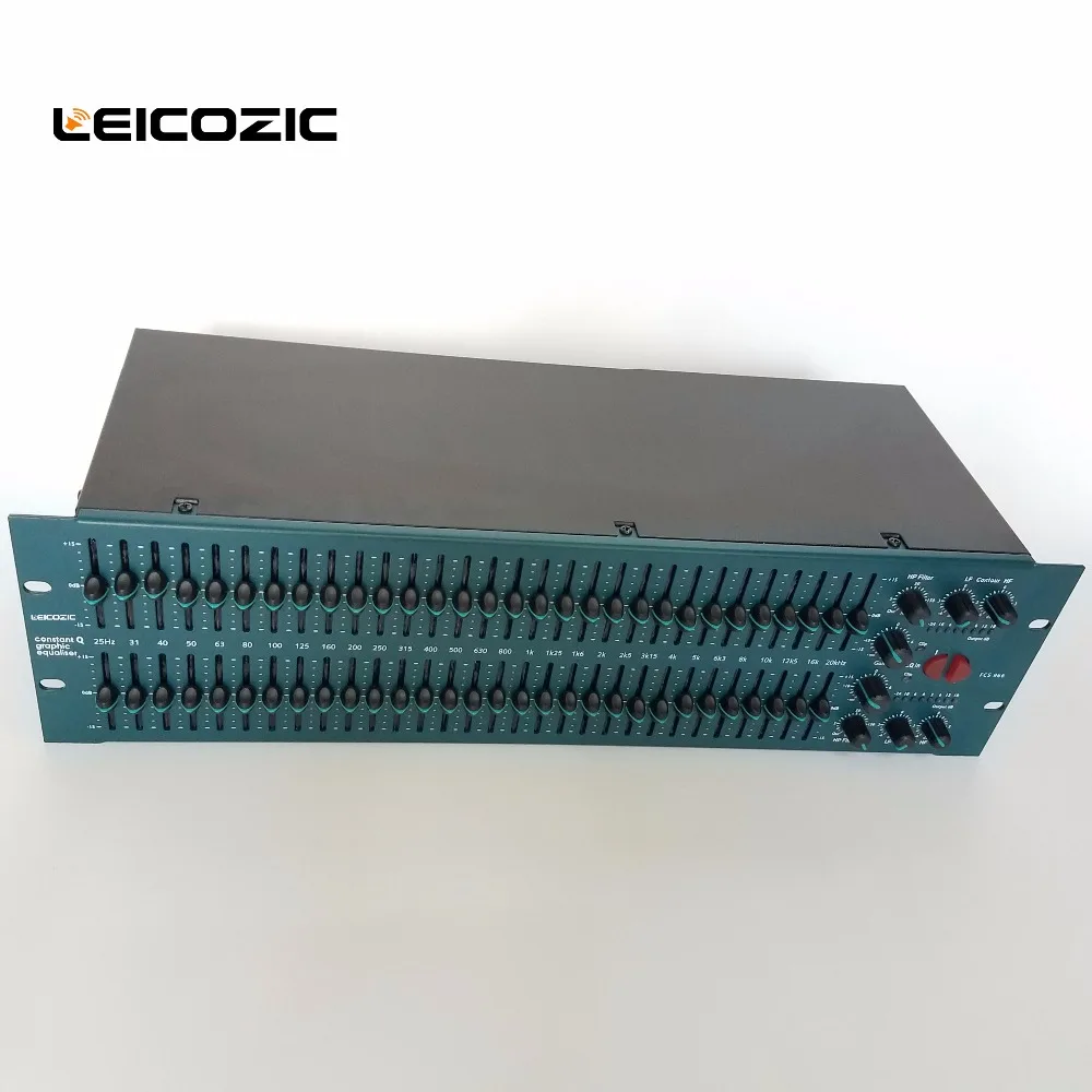 Leicozic FCS966 31 полоса стерео графический эквалайзер Эквалайзер динамик управление графический эквалайзер Аудио графический эквалайзер Профессиональное аудио