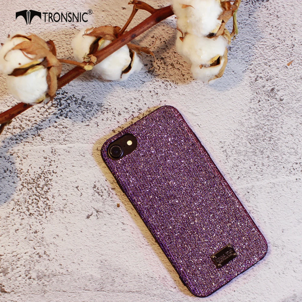 Роскошный телефонный чехол Tronsnic для iPhone 6 6S plus модный Шелковый с бриллиантами X 7 8