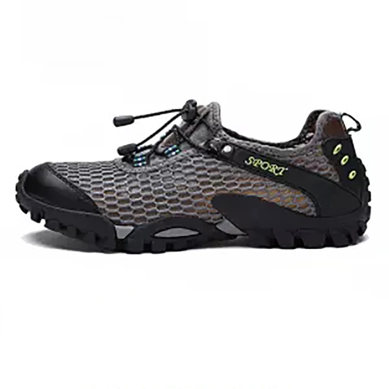 Большие размеры Летняя мужская повседневная обувь модная дышащая Брендовые