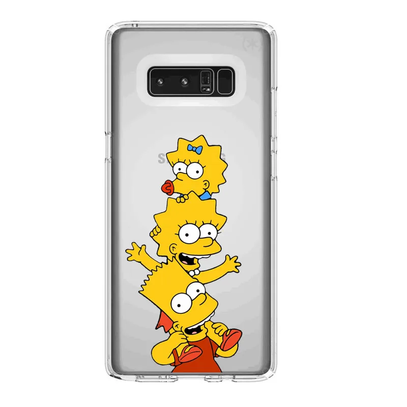 Симпсон ТПУ мягкий чехол для Samsung A30 A50 S10LITE S6 S9 S7 S8 S9PIUS S7EDGE 2018A8 A6 NOTE9 NOTE8 A8PIUS A6PIUS |