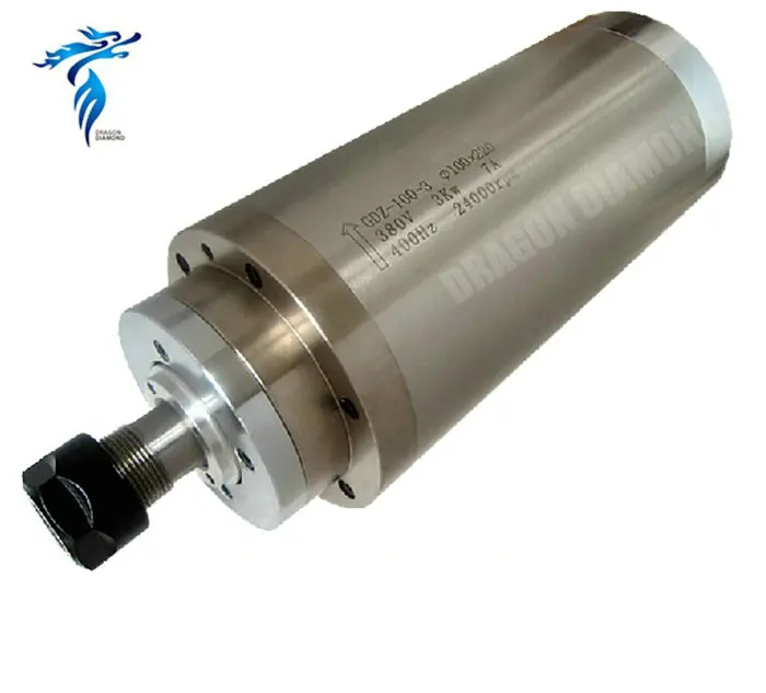 GDZ-105-30 220 V/380 V 3KW ER20 105 мм Диаметр шпинделя двигатель дизельный двигатель с водяным охлаждением шпинделя комплектующие для гравировального станка