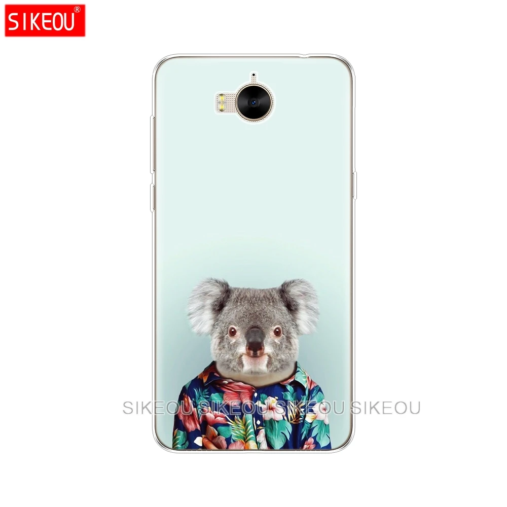 Силиконовый чехол для телефона huawei Y3 Y6 Y5 2 II 2017 nova 2s LITE plus koala portrait | Мобильные