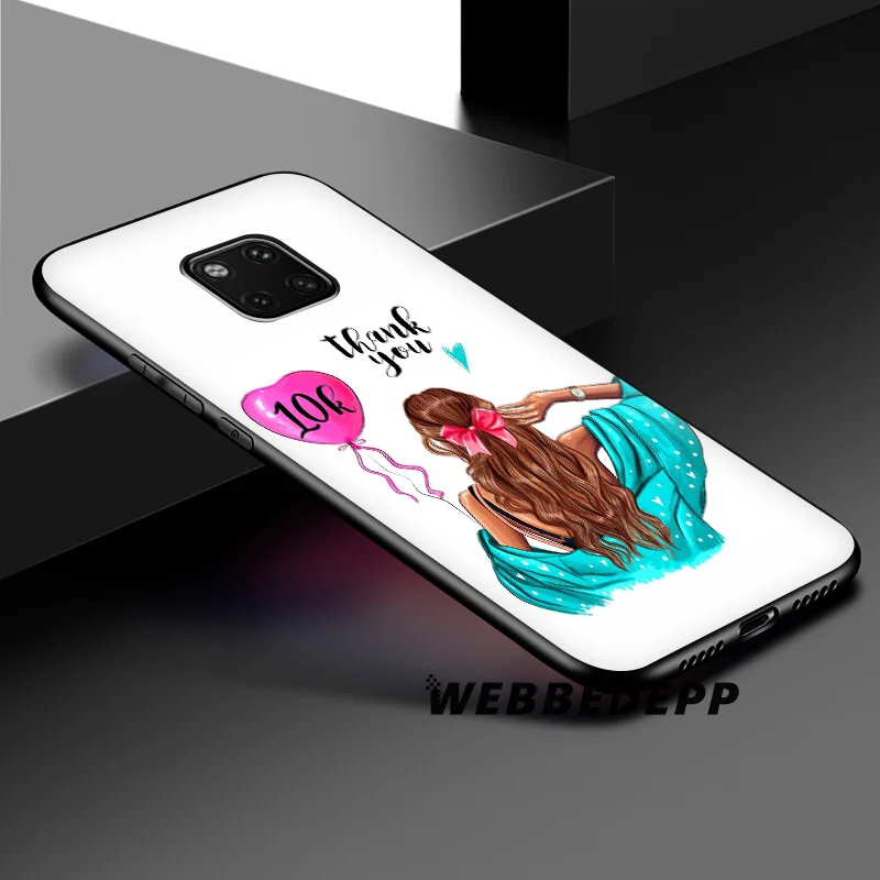 WEBBEDEPP Мягкий силиконовый чехол для Huawei Honor Mate 20 10 8X 8C 8 6A 7A 7X 7C Lite Pro из ТПУ |