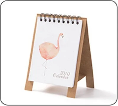Free shipping Cartoon 2019 notebook desk calendar desktop lunar style cute diy plan book | Канцтовары для офиса и дома
