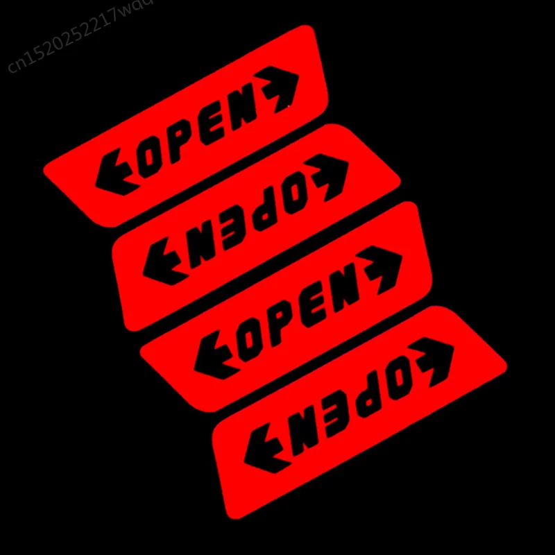 4 шт./компл. Авто Стайлинг двери открыть Предупреждение ющие наклейки для Ford Focus 2 3