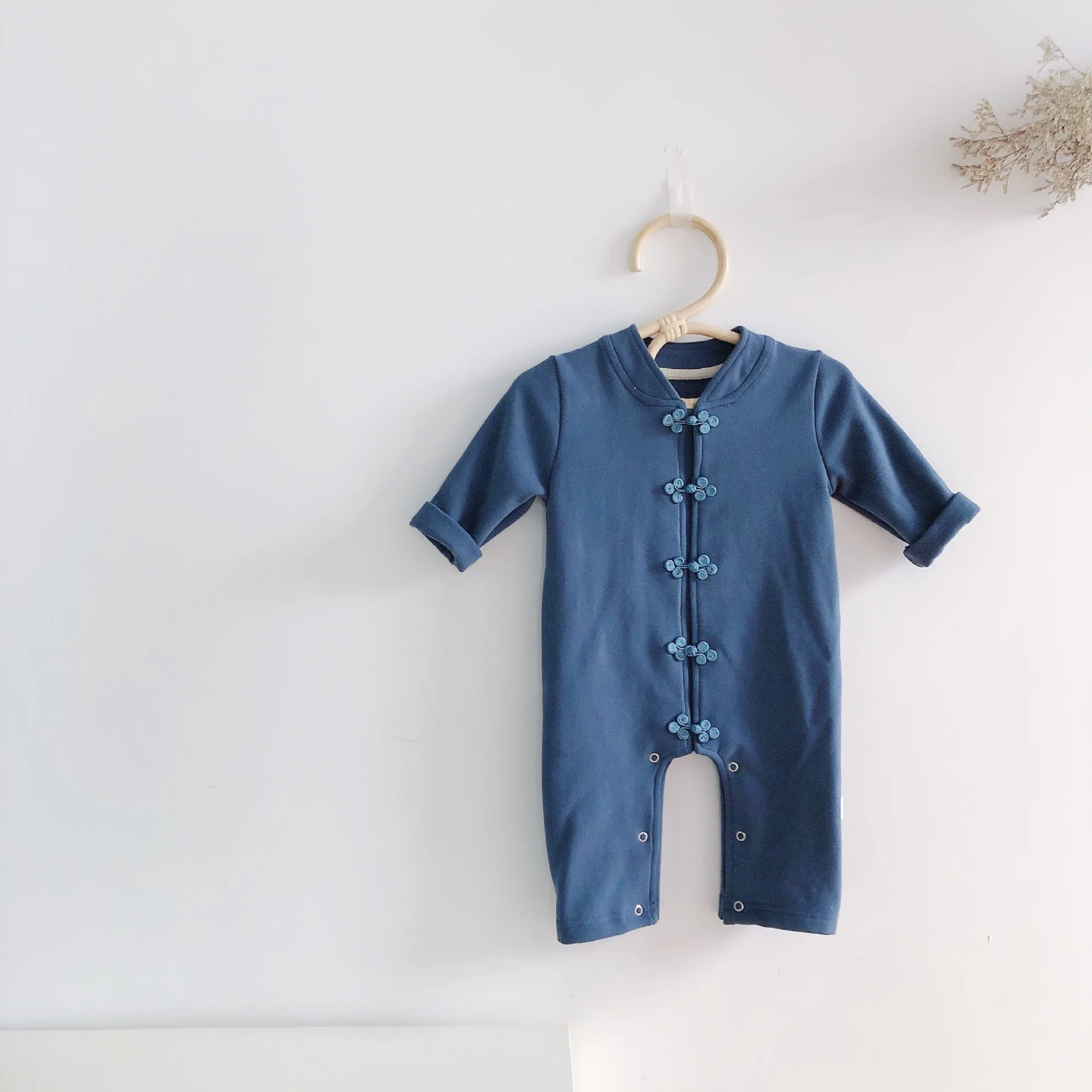 Комбинезон тонкий в китайском стиле для маленьких девочек и мальчиков