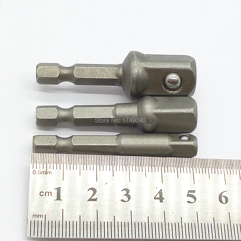 3 шт. набор адаптеров для розеток 1/4 &quotс шестигранным хвостовиком до 1/4&quot 3/8