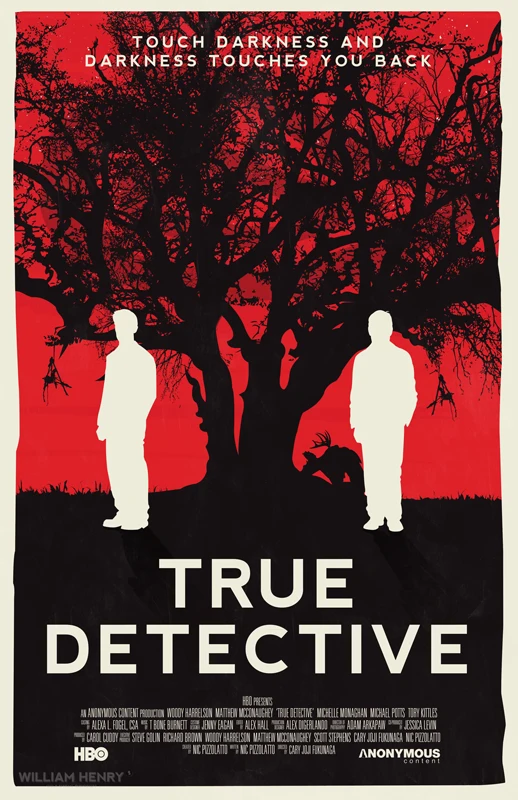 Поп-арт настоящий детективный Сезон 1 Ретро винтажный постер декоративная стена