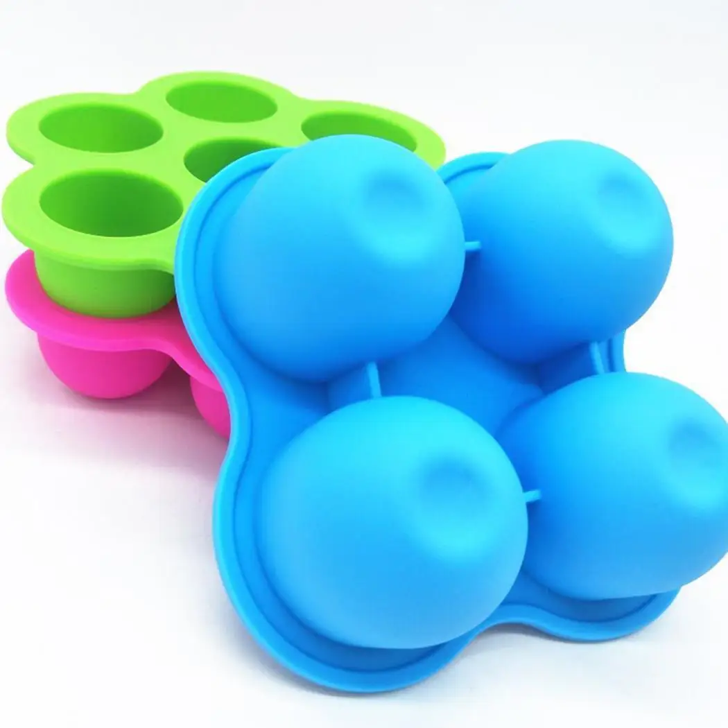 Силиконовая форма для льда кастрюля быстрого приготовления 4 отверстия детского