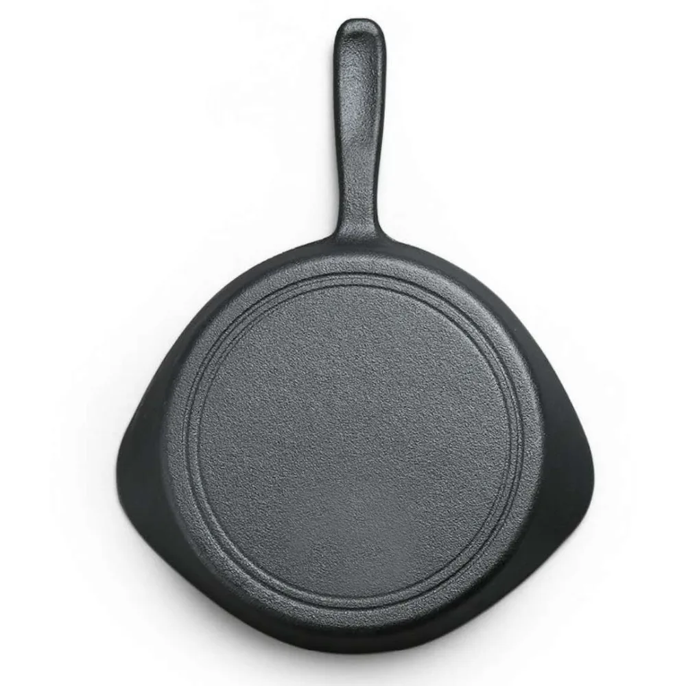 Сковорода железная мастерская чугунная сковорода маленькая с плоским дном