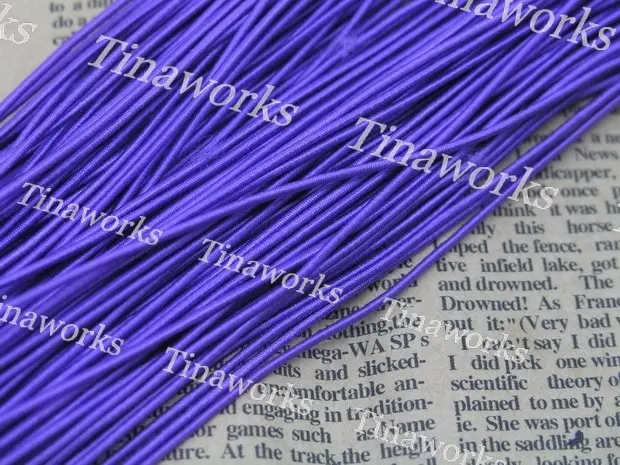 

Sales promotion!!! FREE SHIPPING 65 Meters Purple Shock Cord Stretch Elastic Cord Beading Cord 1.2MM