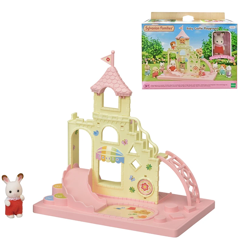 Игрушечный домик для кукол детский замок игровая площадка фигурка игровой набор