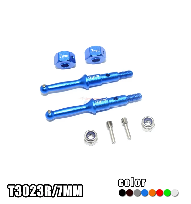 1/8 весы TAMIYA T3-01 танцующий гонщик 57405 сплав алюминия вал заднего колеса W.