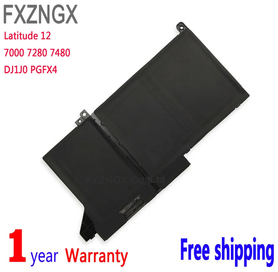 Оригинальный аккумулятор DJ1J0 42 Вт/ч для Dell Latitude 12 7000 7280 7380 7480 PGFX4 ONFOH OEM|Комплекты