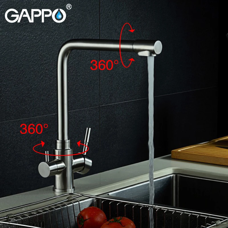 GAPPO смеситель для кухонной раковины с фильтром питьевой воды|Смесители кухни| |