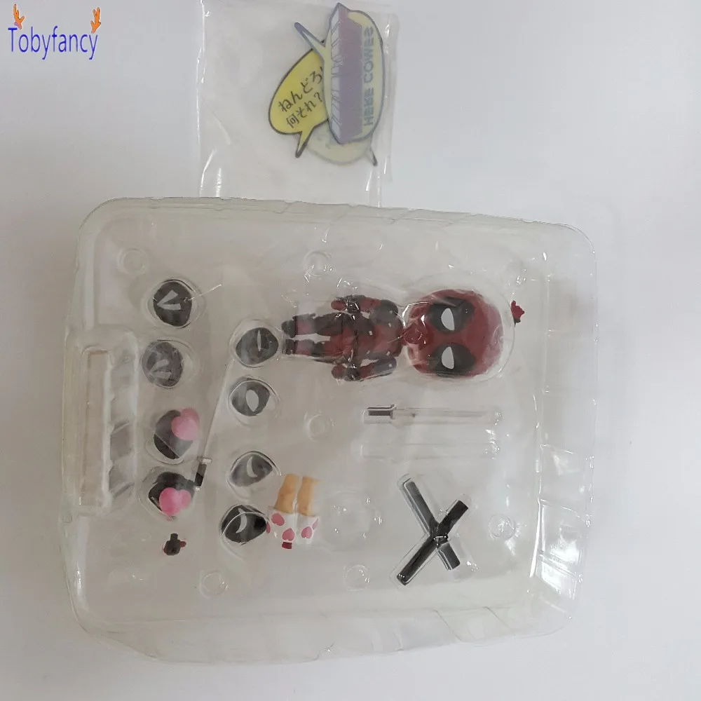Дэдпул Nendoroid Уэйд Уинстон 100 мм ПВХ фигурку orechan Editio аниме дэдпул X-Men Коллекция