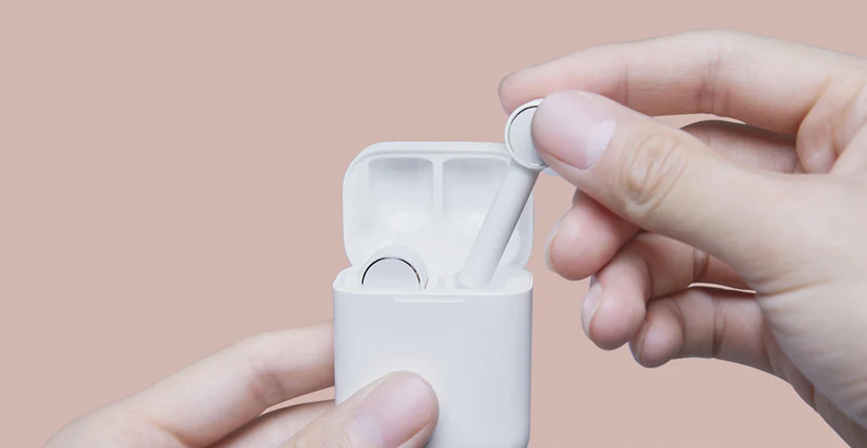 Оригинальные Xiaomi Mi наушники Air Bluetooth беспроводные наушники сенсорное управление с зарядным устройством беспроводная гарнитура AirDots Pro
