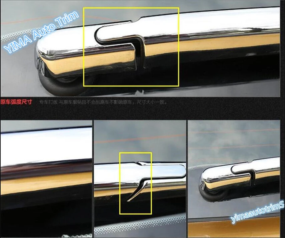 Lapetus Bright для Nissan Qashqai J11 2017 2020 ABS Авто Стайлинг заднего стеклоочиститель рамка