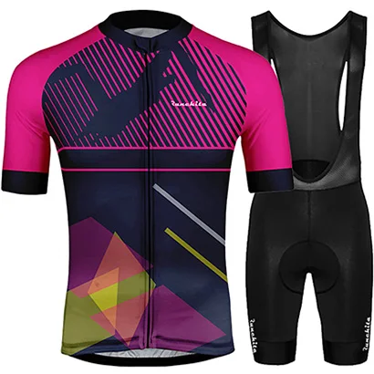 SETS 03 Maillot ciclismo hombre verano RUNCHITA MTB, спортивный костюм, профессиональная велосипедная майка, летний комплект с коротким рукавом, велосипедная спортивная одежда - Цвет: SETS 03