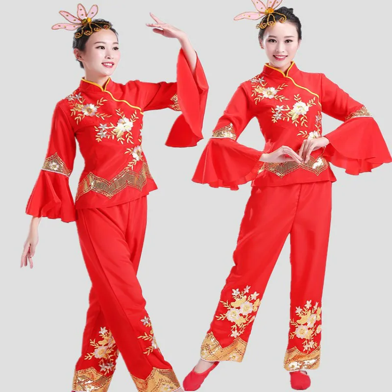 2018 Новый hanfu древний китайский костюм для женщин народный танец Лев новый год