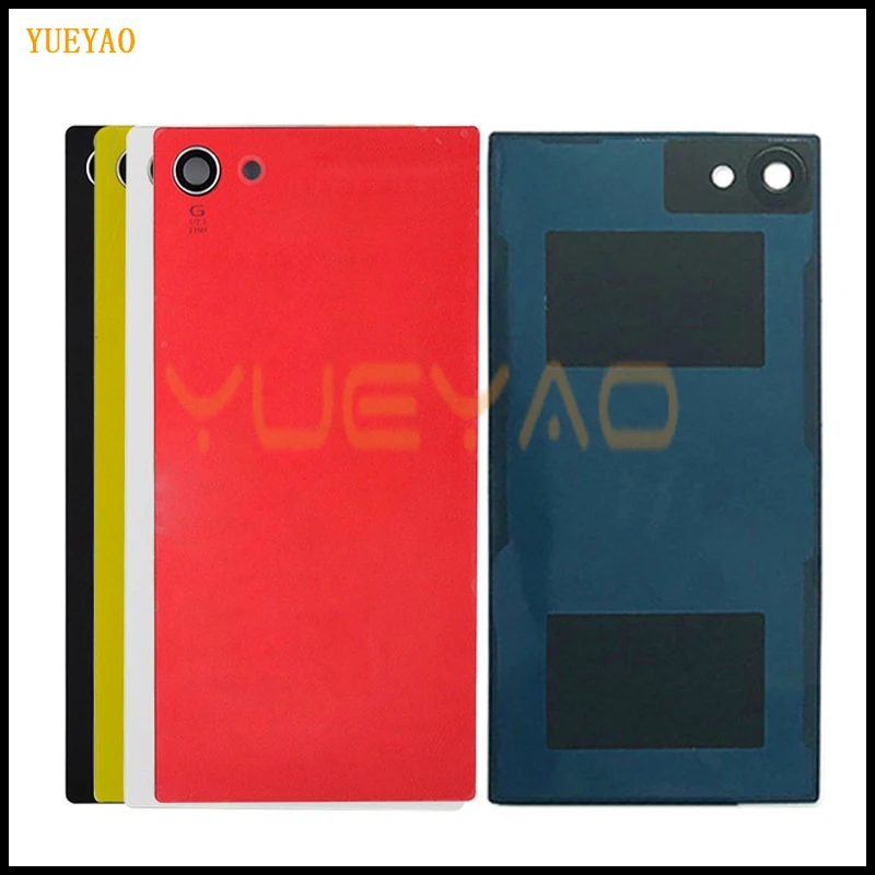 YUYEAO E5803 E5823 Задняя стеклянная Батарейная Дверь Корпус задняя крышка для Z5 Mini Замена для sony Xperia Z5 компактный корпус
