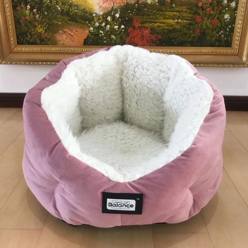 Утолщенный спальный мешок для питомца кровать кошки полузакрытое гнездо