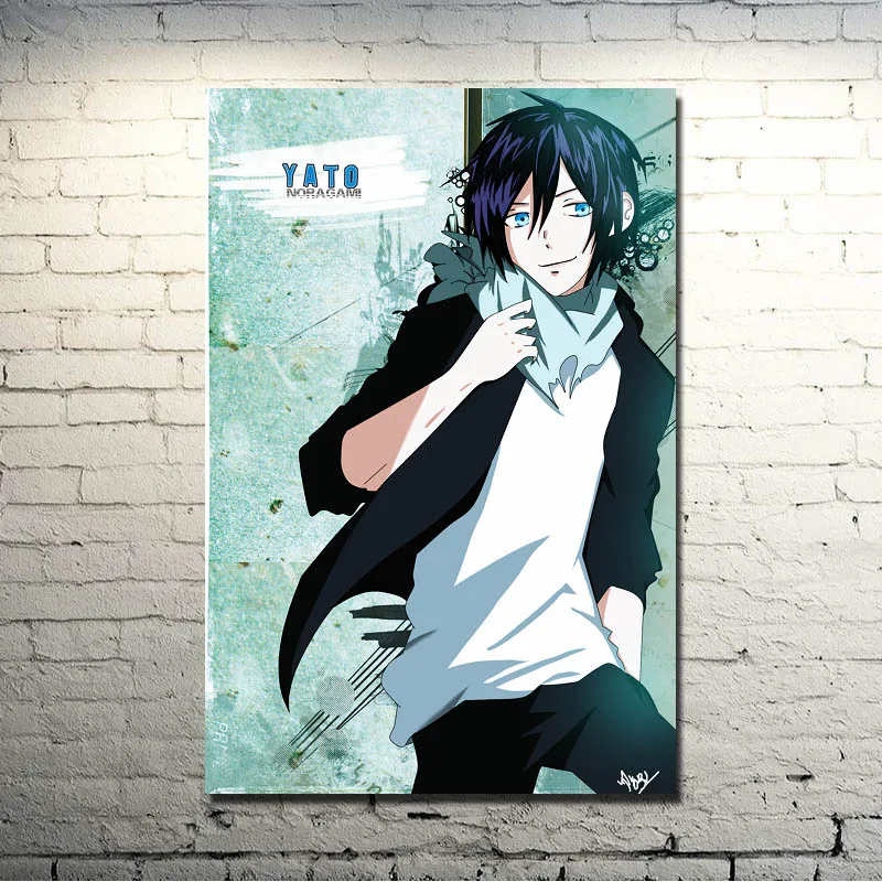 Noragami Yato Yukine горячий художественный шелковый аниме-плакат печать 13x20 24x36 дюймов картина для домашнего декора спальни(нажмите, чтобы увидеть больше - Цвет: click
