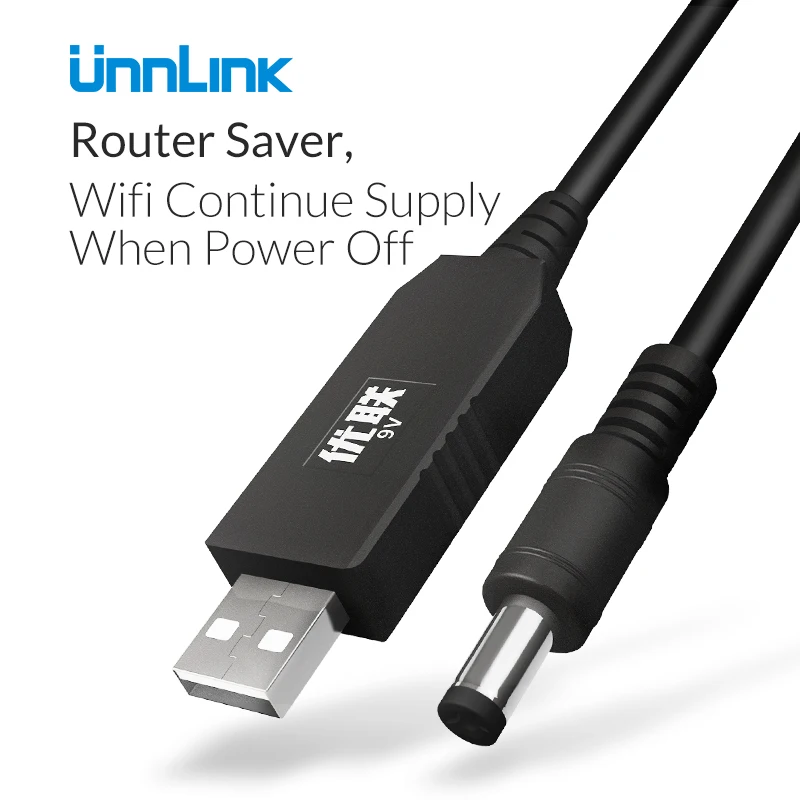 Модуль повышения напряжения Unnlink 1 м USB 5 В 9 в пост. Тока 0 8 А мм * 2 повышающий кабель
