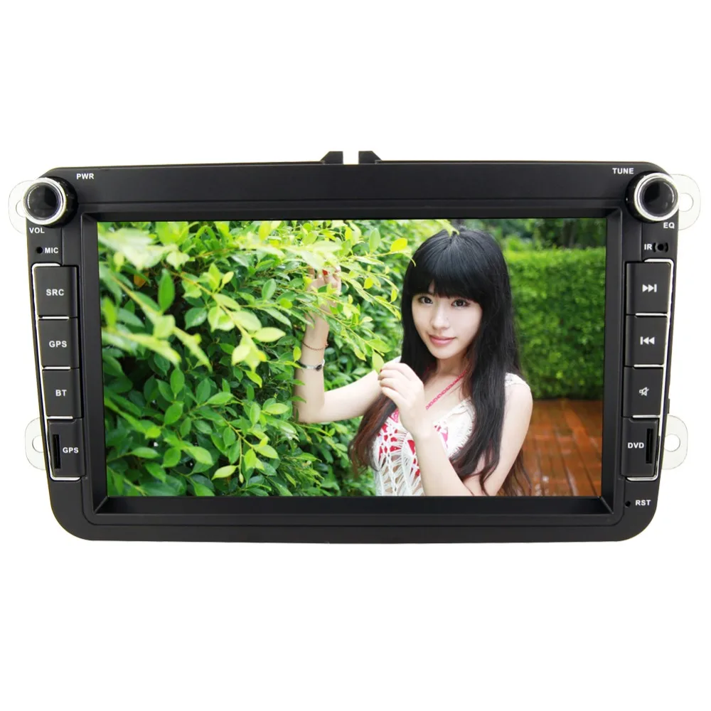 8 &quotHD 1024*600 автомобильный dvd плеер Android навигационный для VW Golf Passat Jetta Tiguan Touran Polo SKODA