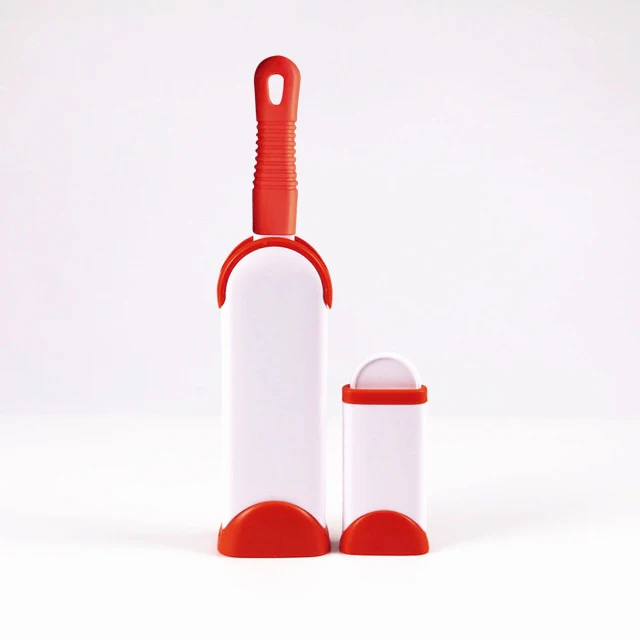 red set Щетка для домашних животных, меховая Расческа для собак, инструмент для удаления шерсти домашних животных, щетка для кошек, двусторонняя мебель для дома, дивана, одежды, средство для удаления ворса - Цвет: red set