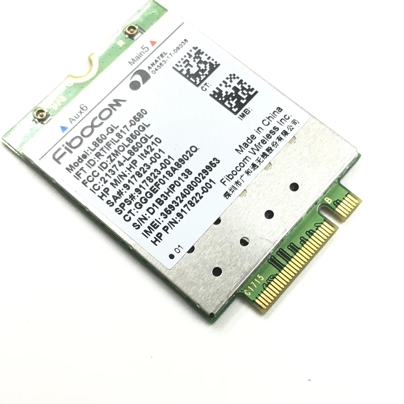 L850 GL LT4210 беспроводная карта Fibocom 917823 001 WWAN мобильный модуль 4G LTE NEU для HP 840 430 G5/440 G5/450