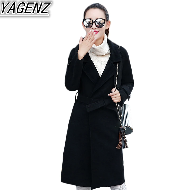 Шерстяное пальто женское 2017 осенне зимнее новое шерстяное темпераментное