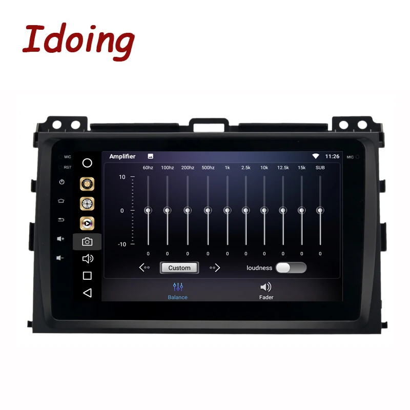 Idoing 2Din8 &quotАвтомобильный gps плеер для Toyota Prado 120 2004-2009 Android8.0/7 1 сенсорный экран
