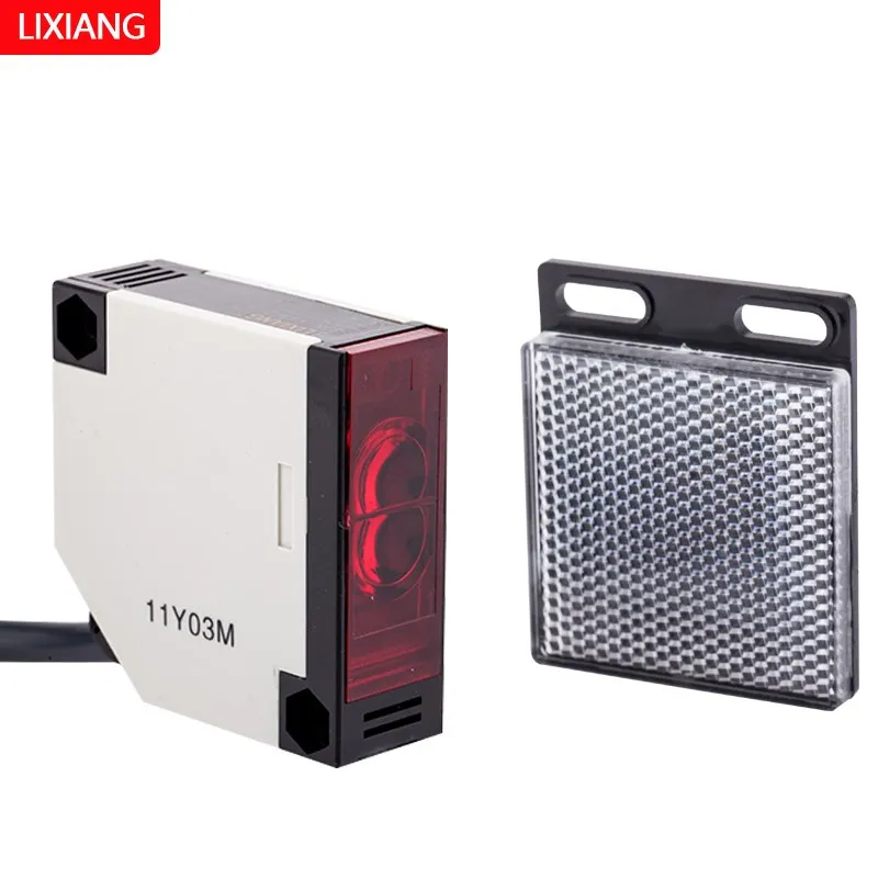 E3JK R4M2 ретро светоотражающий темно на предварительно проводной тип DC 12 24 В