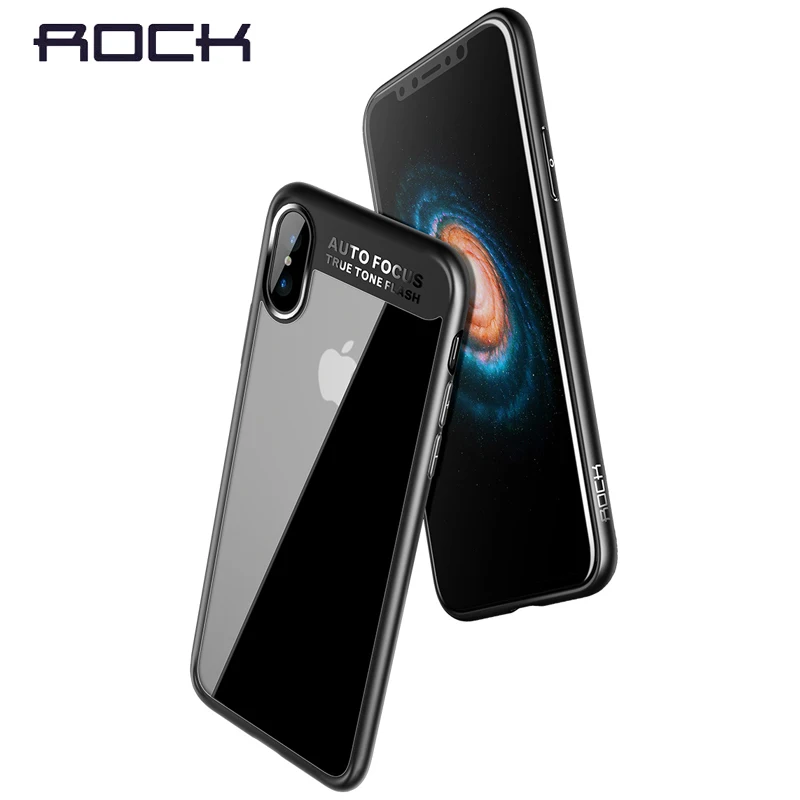 Для iPhone X случае рок ультра тонкий полный защитный ПК и ТПУ Силиконовые Гибридный