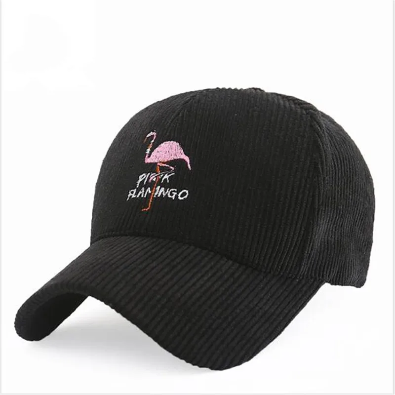CHESSIECA 2018 Элитный бренд вельвет Фламинго Для мужчин хип хоп Snapback женщин розовый