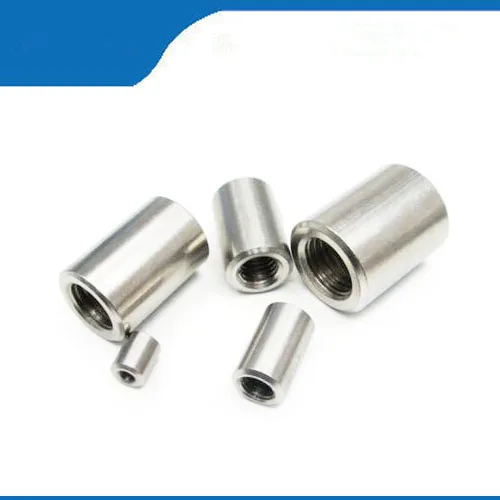 M6 M14 M6* 10*20 M6x10x20 M14* 20*30 M14x20x30 304 Нержавеющая сталь толстый Расширенный стержня круглый цилиндр двойного муфта разъем гайка