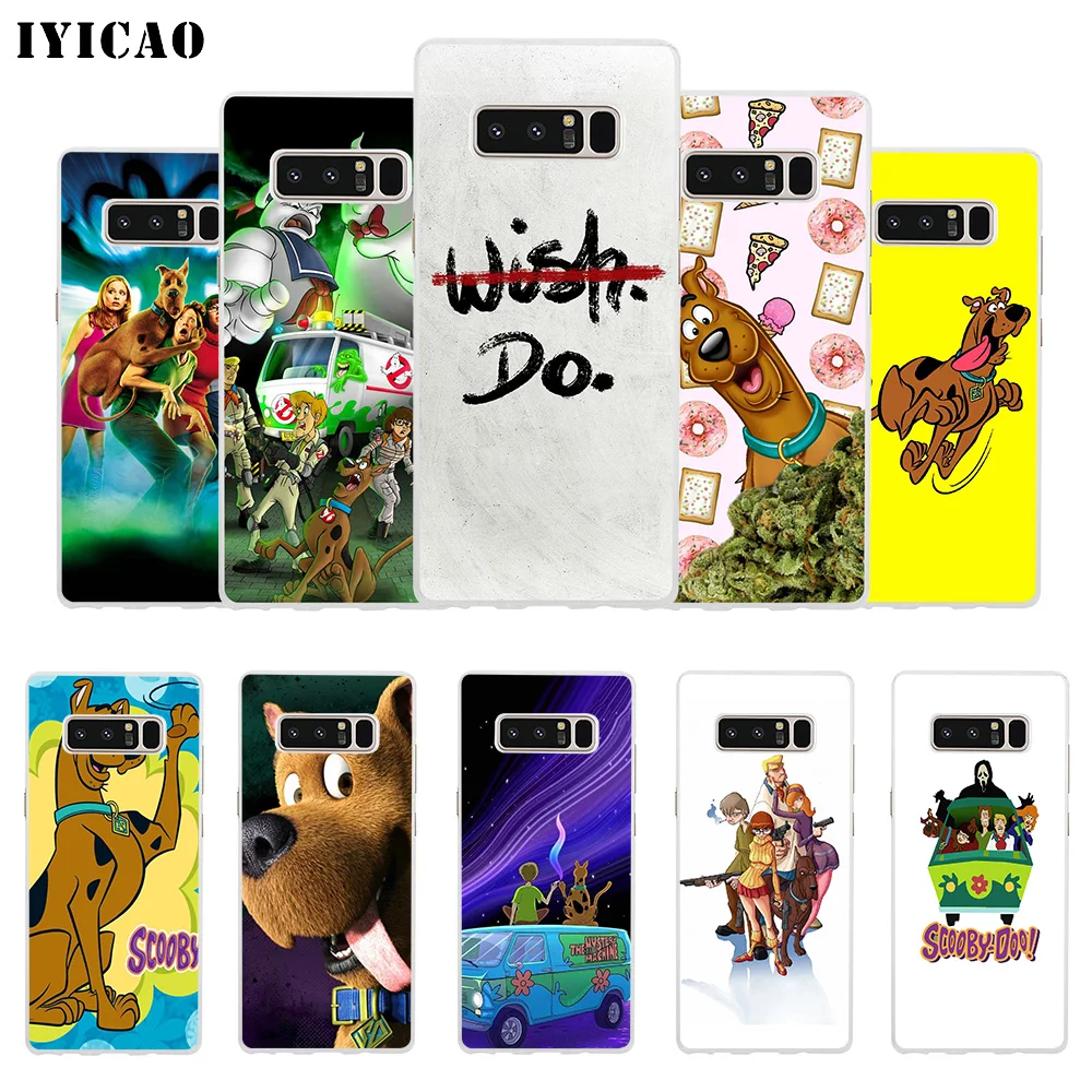 Мягкий силиконовый чехол для телефона IYICAO scooby doo movie Samsung A5 A6 Plus A7 A8 A9 J3 J5 J7 Note 8 9