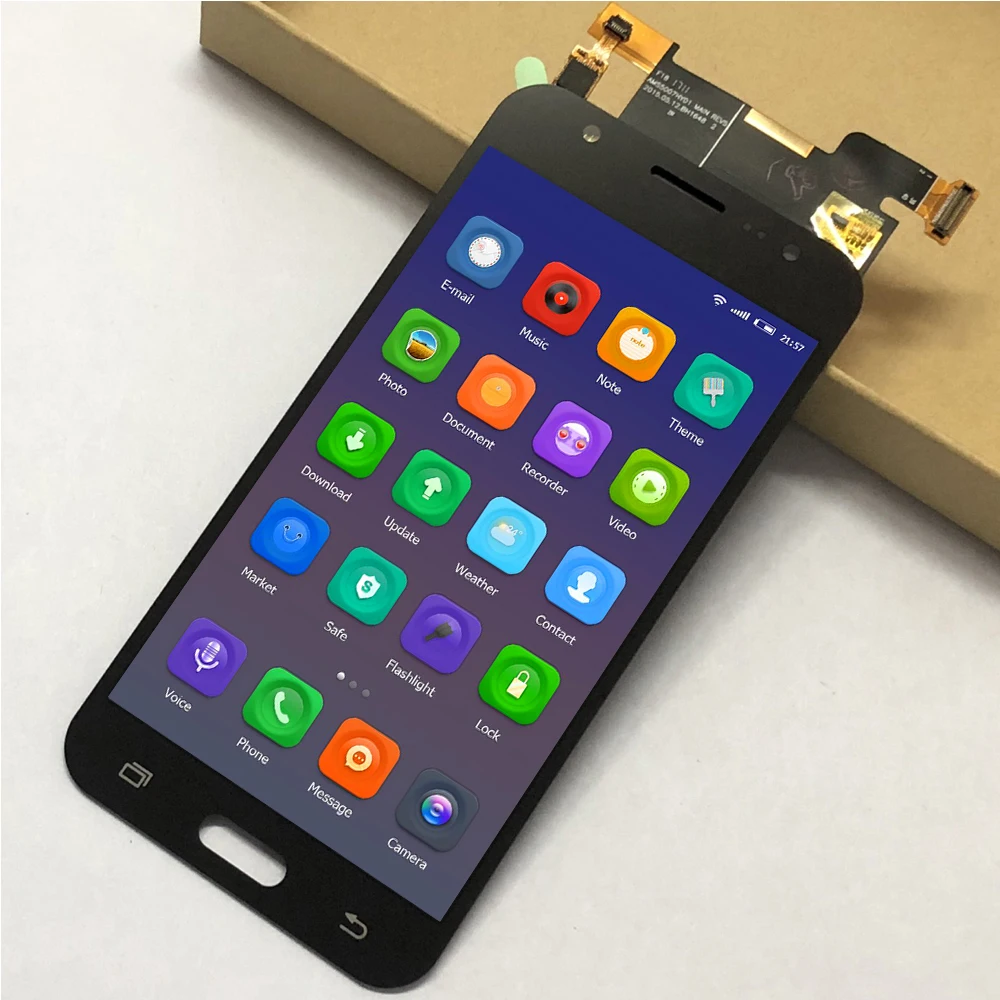 Для SAMSUNG Galaxy J5 2015 LCD J500 J500H J500FN J500F J500M Полный ЖК дисплей панель экран сенсорный