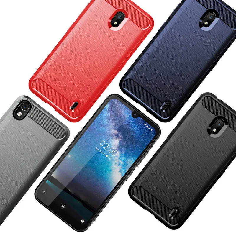 Углеродного волокна ТПУ чехол для Nokia 7,2 2,2 3,2 6,2 6,1 5,1 плюс 4,2 7,1 2,1 3.1C C1 X3 X6 2018X71 9 PureView Nokia 8 чехол из силикона